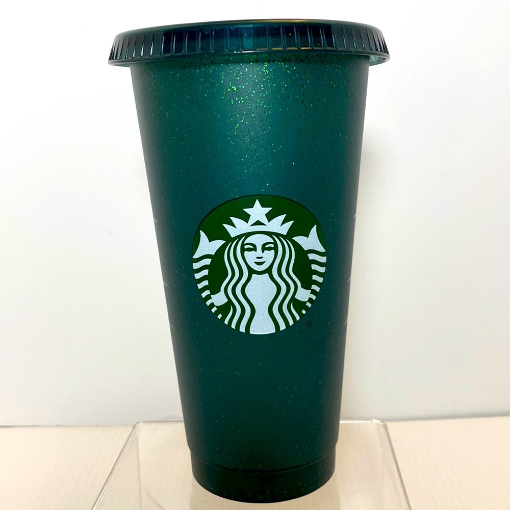 Starbucks Holiday 2020 Glitter Cup - Home | Color: Green